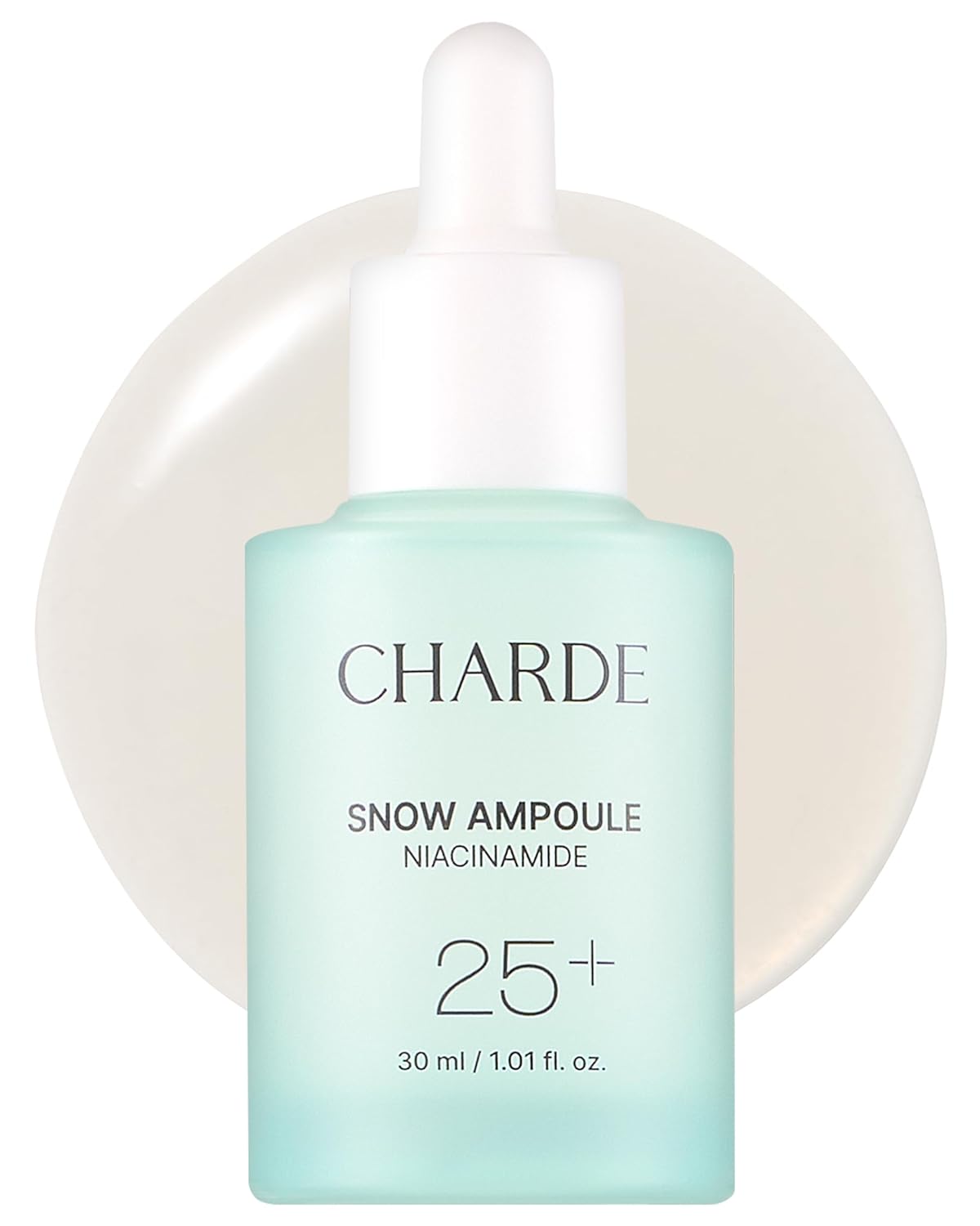 Charde Niacinamide 25% Snow Ampoule for Face, Dark Spot Care for Hyperpigmentation, Freckles & Sun Spots | Radiance Boosting with White Garcinia & Arbutin, Korean Skin Care, 1.01 fl. oz.-GlimoraGlow