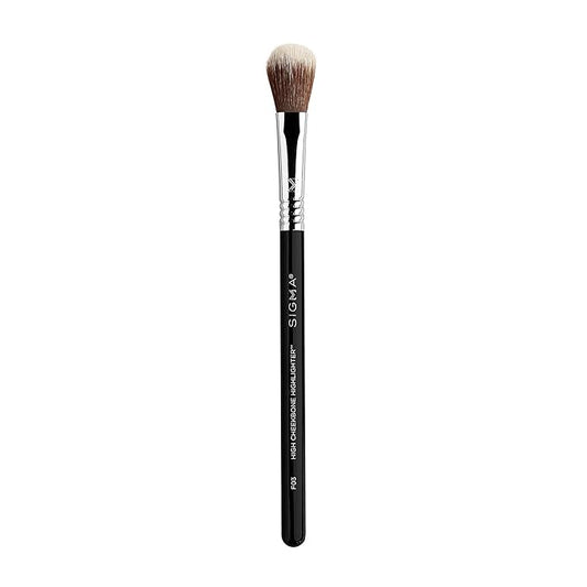 Sigma Beauty Professional F03 High Cheekbone Highlighter™ and Contouring Synthetic Face Makeup Brush with Sigmax® fibers for Buffing and Highlighting Nose, Chin and Cheekbones-GlimoraGlow