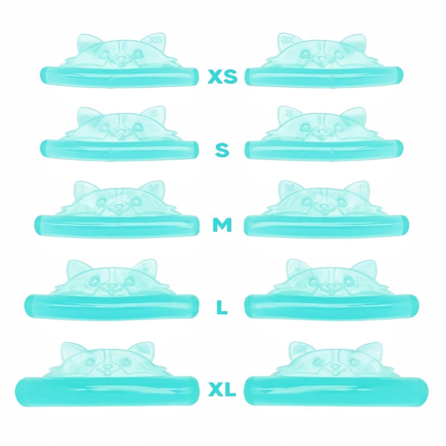 Eyelash Lift Pads Lash Lift Rods Eyelash Perm Silicone Pads 5 Sizes Reusable Soft Lash Lift Shields for Different Length Eyelashes Perfect Lifting-GlimoraGlow