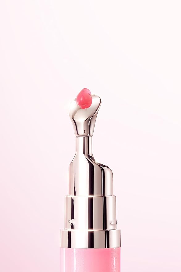 Hydrating Brightening Lip Serum, Nourishing Hydration Tinted Lip Stain, Plumping Lip Gloss with Polypeptide Squalane (01 Baby Pink)-GlimoraGlow