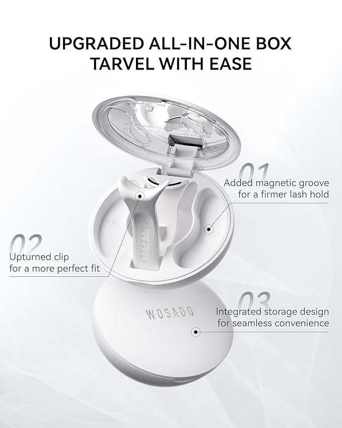 Soft Magnetic Eyelashes Kit with Applicator, No.14 Frost Black, Reusable Glue-free Wispy Magnetic Lashes, Cruelty-free False Lashes, Waterproof, Lightweight, Suit for Heavy Makeup-GlimoraGlow