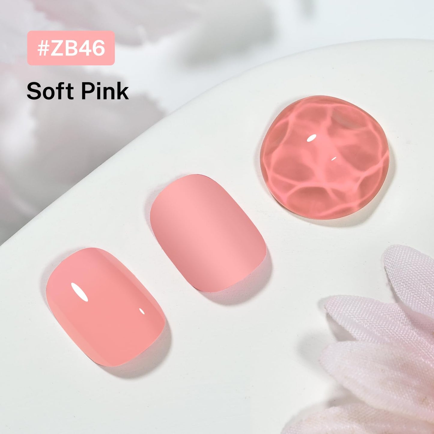 16.5ml Soft Pink Nail Polish Large Volume Quick Dry Nail Polish, Long Lasting Shine, Fingernail Toenail Nail Art DIY Home Travel Nail Art Gift-GlimoraGlow