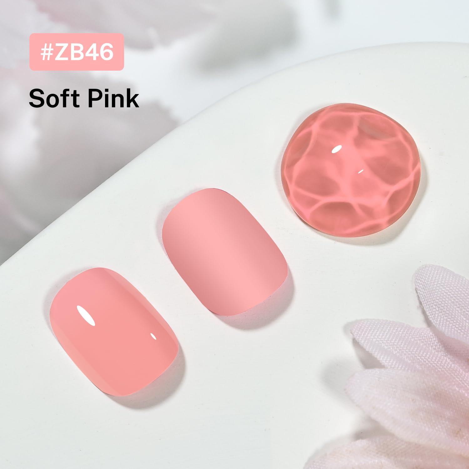 16.5ml Soft Pink Nail Polish Large Volume Quick Dry Nail Polish, Long Lasting Shine, Fingernail Toenail Nail Art DIY Home Travel Nail Art Gift-GlimoraGlow