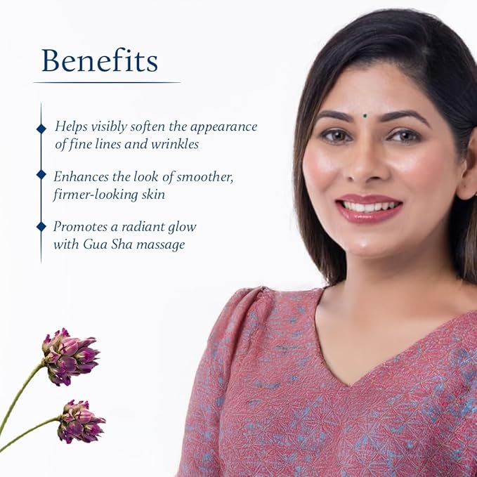 Blue Nectar Bakuchiol Face Serum for Glowing Skin with Gua Sha | Plant-Based Retinol for Face Skincare, Fine Lines, & Dark Circles | Anti-Aging Serum for Women & Men (10 Herbs, 1 Fl Oz)-GlimoraGlow