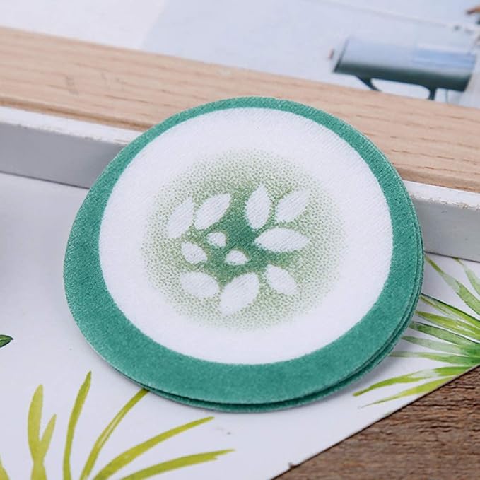 100pcs Under Eye Pads Disposable Cucumber Print Non-Woven Eye Patches Eyelash Pad DIY Eye Care Tool for Home Travel and Salon-GlimoraGlow