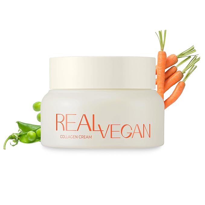 KLAVUU Real Vegan Collagen Cream - Enhances Skin Elasticity, Providing Deep Hydration to Dry Skin for a Radiant, Youthful Glow-GlimoraGlow