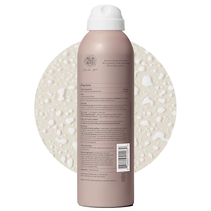 SPF 30 Mineral Sunscreen Spray - Non-Aerosol, Reef Safe, Zinc Sun Block w/ Natural Ingredients, No White Cast Sunscreen for All Skin Types-GlimoraGlow