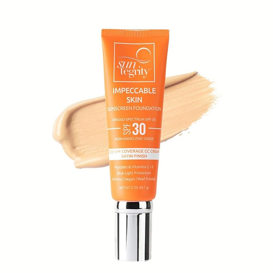 Suntegrity Impeccable Skin - Tinted Sunscreen, Broad Spectrum SPF 30 (Nude)-GlimoraGlow