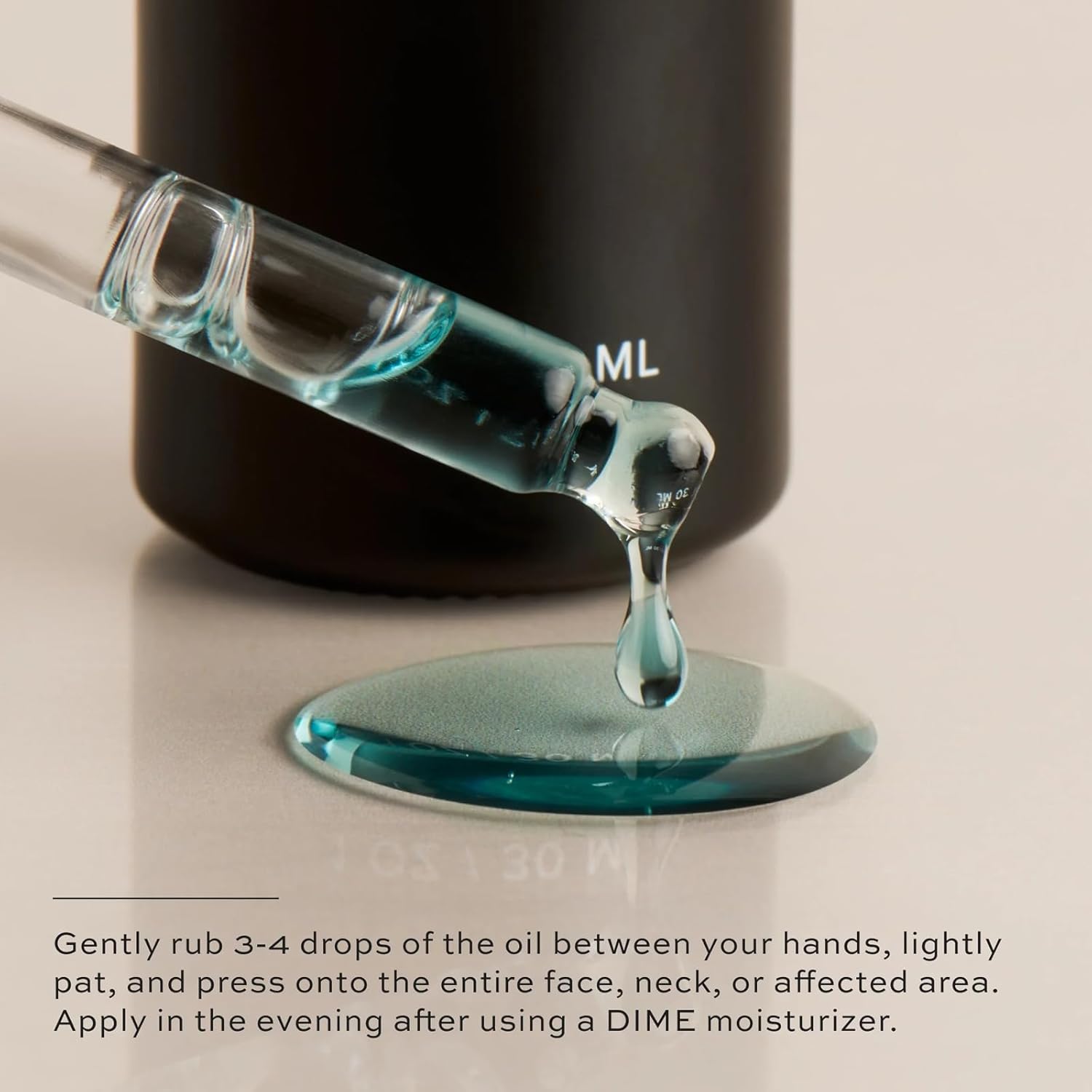 DIME Beauty Blue Facial Oil, 1 oz / 30 mL - Blemish Spot Treatment with Blue Tansy, Black Cumin Seed, Rosehip, and Grapeseed Oils-GlimoraGlow