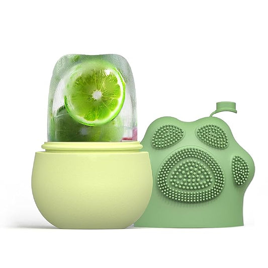 Ice Face Roller, Joyeee Silicone Ice Roller For Face and Eyes Puffiness Relief Reusable Face Ice Cubes Migraine Pain Relief Facial Ice Mold Skincare Tools Gifts for Women Beauty-GlimoraGlow