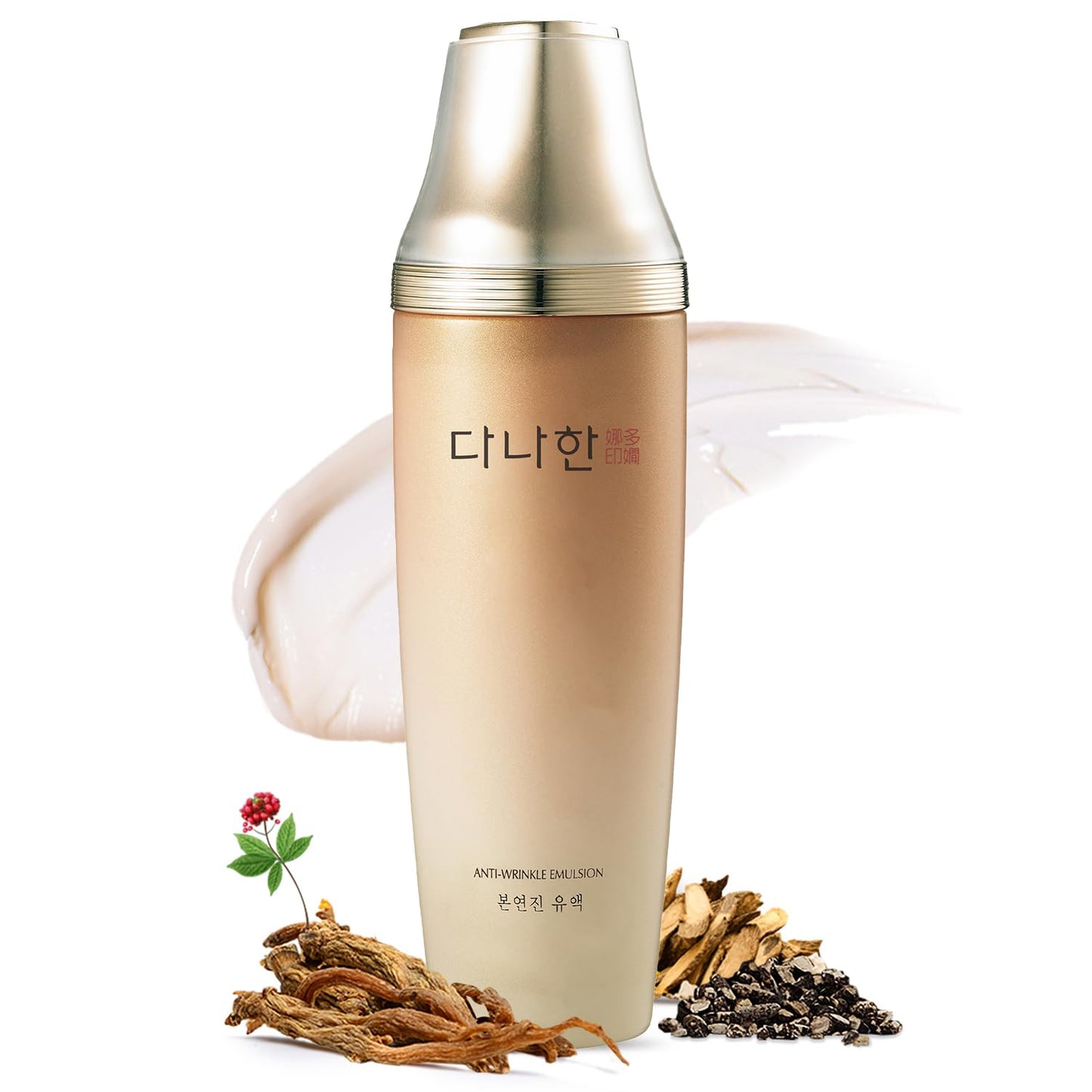 Bon Yeon Jin Korean Red Ginseng Face Emulsion Lotion for Dry Skin Deep Hydrating Anti-Aging Fiming with Ceramide, Hyaluronic Acid and Shea Butter for Women & Men 5.41 fl.oz.-GlimoraGlow