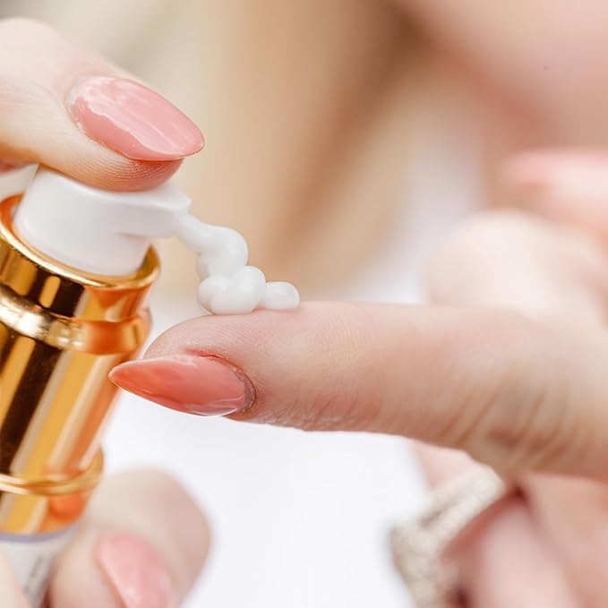 Renew Vegan Under Eye Serum for Dark Circles and Puffiness - Aging Skin Serum for Eye Bags, Fine Lines, Wrinkles, Crows Feet with Borage and Primrose - 0.5 Ounces-GlimoraGlow