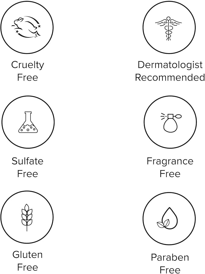 DRMTLGY Essential Facial Cleanser - Gentle Face Cleanser and Face Wash for Women and Men with Anti-Aging Peptides & Hyaluronic Acid. 6.9 fl oz-GlimoraGlow