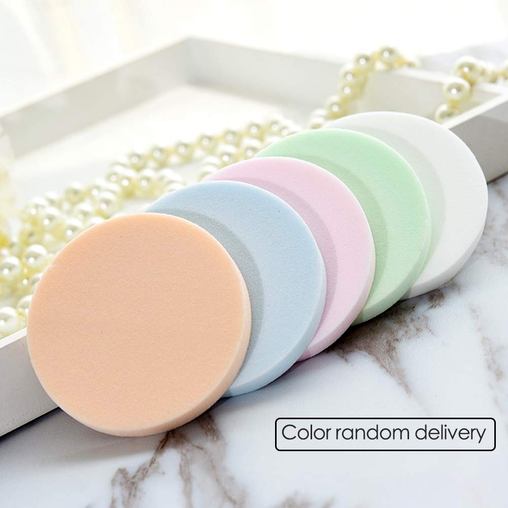 40 PCS Makeup Blenders Sponges Set, Use for Dry and Wet, Perfect for Full Face Curve Blending, Cream, Liquid, Powder Foundation Cosmetics, Latex Free & Soft & Flexible, Round-GlimoraGlow