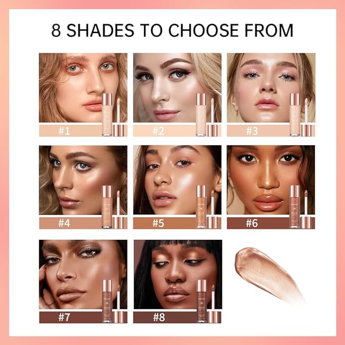 Halo Glow Liquid Face Filter, Complexion Booster For A Glowing, Soft-Focus Look, Infused With Hyaluronic Acid, Vegan & Cruelty-Free 1.06 OZ/31.5ml -04-GlimoraGlow