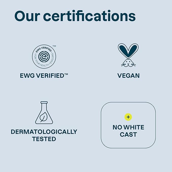 ATTITUDE Mineral Sunscreen for Sensitive Skin, EWG Verified, Broad Spectrum UVA/UVB, Dermatologically Tested, Plant and Mineral-Based Formula, Vegan, SPF 30, Unscented, 5.2 Oz-GlimoraGlow