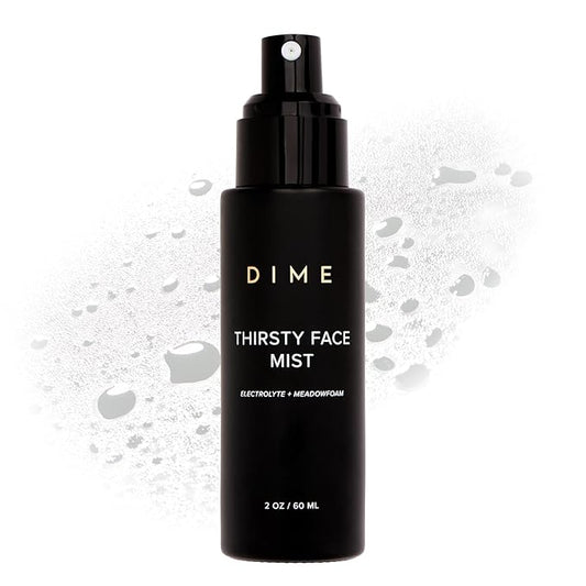 Dime Beauty Thirsty Face Mist with Electrolytes, Meadowfoam, and Sea Buckthorn, Hydrating Facial Spray, 2 oz / 60 ml-GlimoraGlow