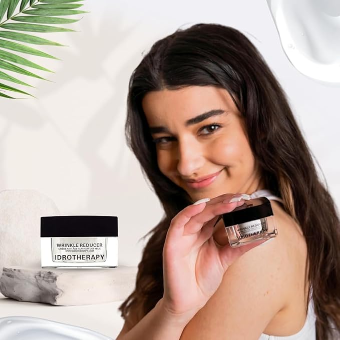 Wrinkle Cream for Women with Renovage, Hyaluronic Acid and Matrixyl - Face Tightening & Lifting Cream - Anti-Aging Formula for Wrinkles and Fine Lines - 0.5 Oz-GlimoraGlow