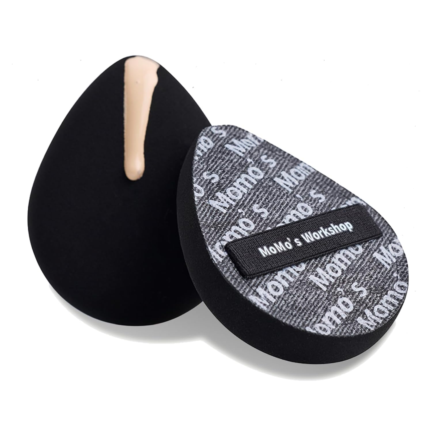 Momo's Workshop Makeup Sponge 2.99IN, Large Foundation Sponge For Foundation Concealer or Cushion, Latex Free Soft Cushion Puff Sponge for Face,1pcs-GlimoraGlow