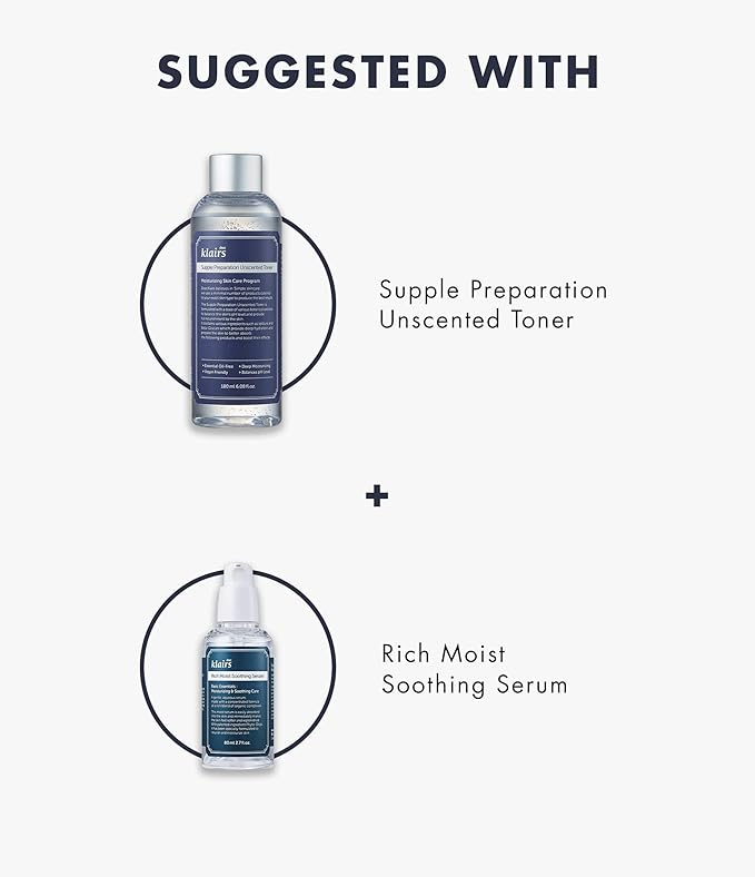 DearKlairs] Supple Preparation All-over lotion, Daily face and body moisturizer, for sensitive skin, Essential oil Free, Artificial fragrance free,250ml, 8.45oz-GlimoraGlow