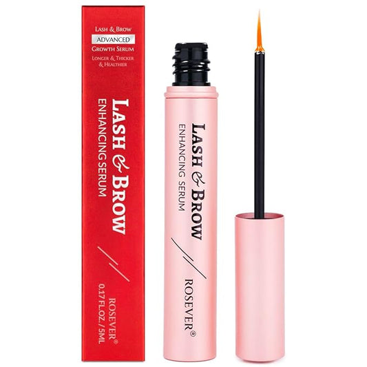 Eyelash Growth Serum, Eyelash Serum to Grow Lashes, Brow Growth Serum for Longer, Thicker and Stronger Lashes and Brows 5ml-GlimoraGlow