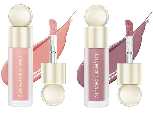 2 Colors Liquid Blush,Soft Cream Face Blush, Dewy Cheek Tint, Long Lasting Natural Matte Finish Looking,Moisturizing Lightweight Blendable Feel (01-BLISS / 03 - HOPE)-GlimoraGlow