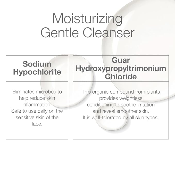 CLn® Facial Cleanser - Hydrating Facial Cleanser with Glycerin, For Skin Prone to Dryness, Eczema, Redness, Irritation & Acne Sensitivity, Fragrance-Free & Paraben-Free, 3.4 fl. oz.-GlimoraGlow