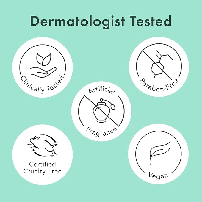 Rael Miracle Clear Face Wash – Gentle Exfoliating Cleanser with Succinic Acid & Minerals, Hydrating Formula for Daily Use, Ideal for Acne-Prone, Dry, Sensitive & Oily Skin, Vegan (5 fl oz)-GlimoraGlow