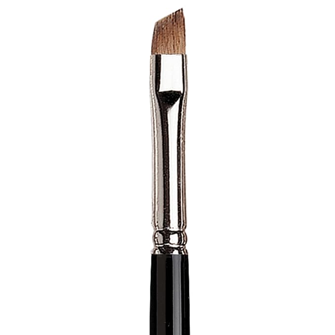 da Vinci Cosmetics Series 4314 Classic Eyeliner Brush, Angled Liner Russian Red Sable, 11.3 Gram-GlimoraGlow