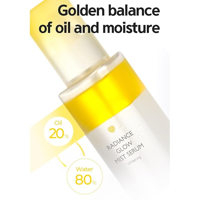 LALACHUU Glow Mist Serum – Hydrating & Soothing Face Mist Artemisia, Centella Asiatica, Evening Primrose, Korean Skin Care, Made in Korea, for Sensitive Skin (Radiance, 3.38 oz)-GlimoraGlow