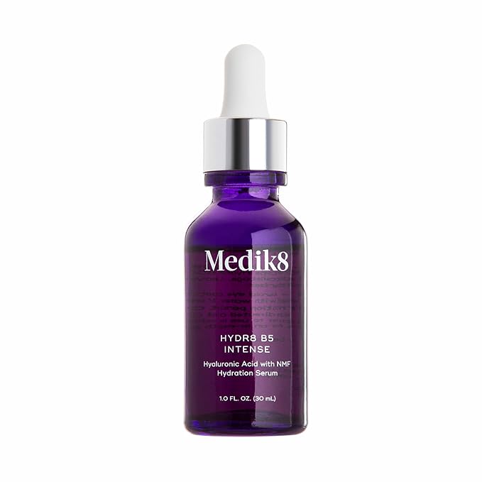Medik8 Hydr8 B5 Intense - Hyaluronic Acid Serum - Moisturizing and Antioxidant Serum for Face - Smooths Fine Lines and Wrinkles - Vegan - 1.0 oz-GlimoraGlow