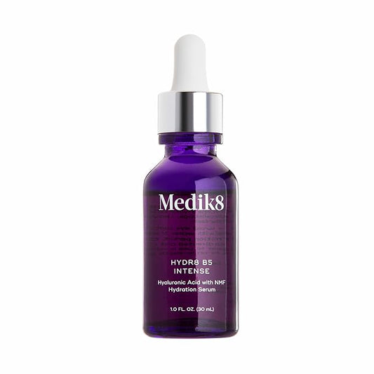 Medik8 Hydr8 B5 Intense - Hyaluronic Acid Serum - Moisturizing and Antioxidant Serum for Face - Smooths Fine Lines and Wrinkles - Vegan - 1.0 oz-GlimoraGlow