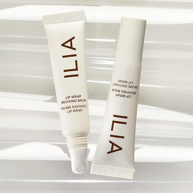 ILIA - Lip Wrap Reviving Balm | Non-Toxic, Vegan, Cruelty-Free, Plumping Moisturizer with Long Lasting Hydration (Lucid, 0.23 fl oz | 7 ml)-GlimoraGlow