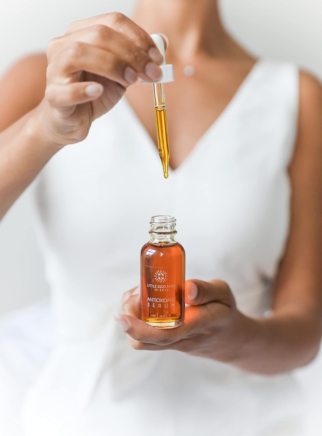Little Seed Farm - Antioxidant Serum - Antioxidant Facial Serum for Dry & Aging Skin – Nourishing & Revitalizing Face Serum, Net Wt. 1 fl oz-GlimoraGlow