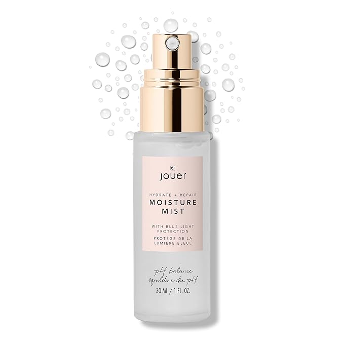 Jouer Hydrate & Repair Moisture Mist with Blue Light Protection, 30ml - Face Spray Mist Hydrating - Makeup Refreshing Mist - Vegan Friendly - Paraben, Gluten, Cruelty & Talc Free-GlimoraGlow