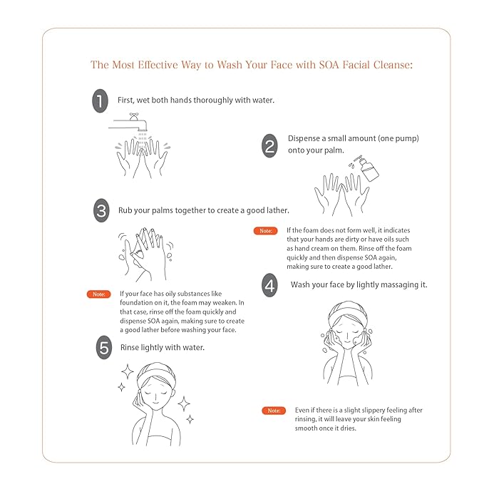 Facial Cleanse, Foaming Face Wash, Exfoliating and Hydrating Deep Skin Cleanser for Sensitive Skin-GlimoraGlow