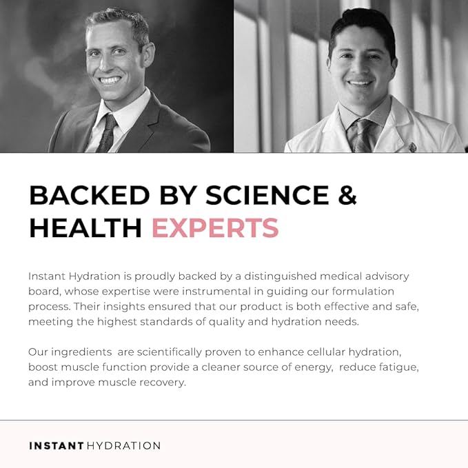 Instant Hydration Electrolytes Powder Packets - Electrolyte Drink Mix - Zero Sugar - Keto, Vegan, Gluten-Free, Non-GMO - Boost Recovery, Brain Health, Muscle & Tissue Support- 30 Sticks-GlimoraGlow