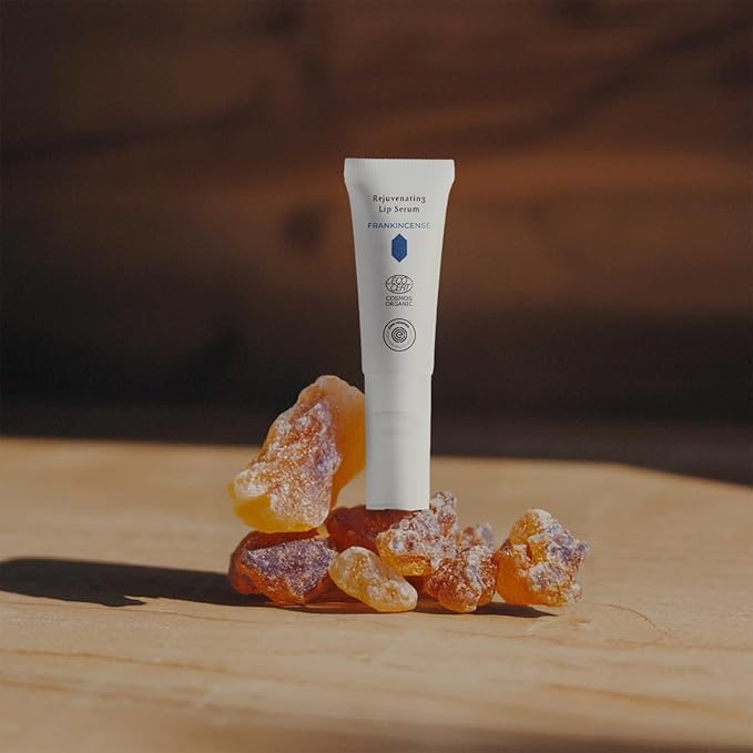 INNA Organic Lip Serum, Moisturizing, Fine Line Care & 100% Vegan, EWG & COSMOS Certified | Frankincense Essential Oils Infused Skin Care | Luxury Clean Beauty-GlimoraGlow