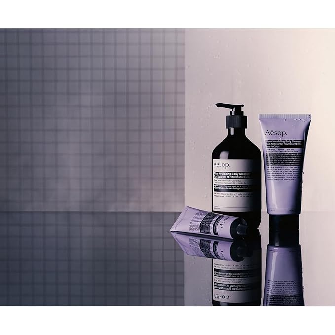 Aesop Eleos Nourishing Body Cleanser | Hydrating Ingredients For Refreshed, Soft Skin | Enriched With Emollients, Humectants, Purifying Botanicals | 500mL / 16.9oz (Pack of 3)-GlimoraGlow