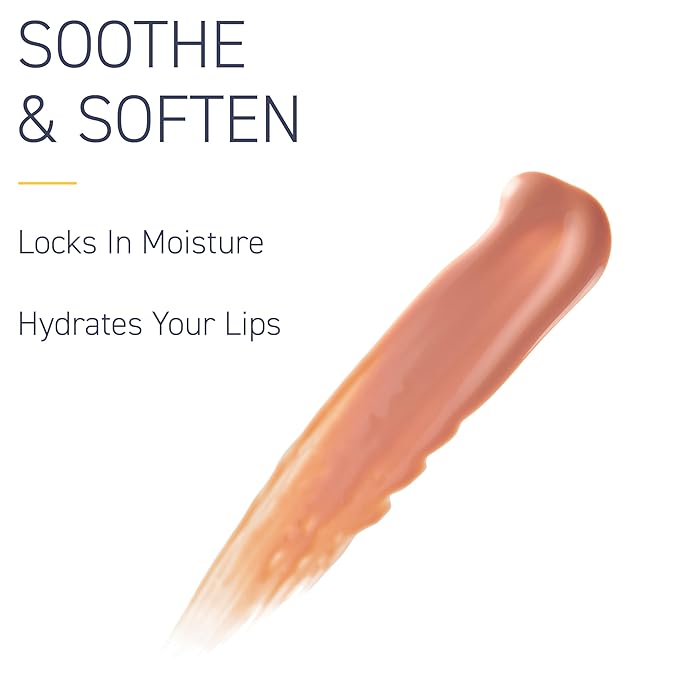 Brush On Block Sun Shine Protective Lip Oil SPF 30, Mineral Protection from UVA/UVB & Blue Light, Hydrating, Cruelty-Free, Gluten-Free, & Vegan, Nude-GlimoraGlow