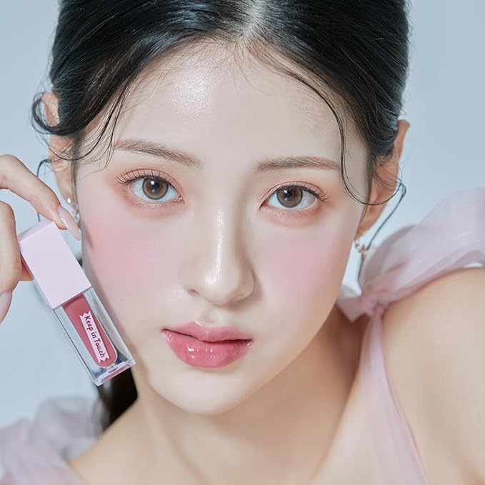 Jelly Plumper Tint (P01 Sparkling Champagne) | Non-Sticky, Long-Lasting & Moisterizing Lip Plumper | Vegan and Cruelty-Free Korean Lip Tint-GlimoraGlow
