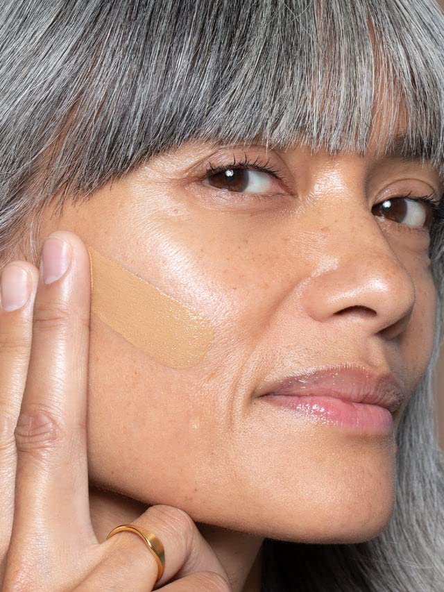 ILIA - True Skin Serum Foundation | Non-comedogenic, Cruelty-Free, Vegan, Weightless Feel, Buildable Coverage, Safe For Sensitive Skin (Cres SF8.75)-GlimoraGlow