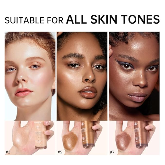 Halo Glow Liquid Face Filter, Complexion Booster For A Glowing, Soft-Focus Look, Infused With Hyaluronic Acid, Vegan & Cruelty-Free 1.06 OZ/31.5ml -07-GlimoraGlow