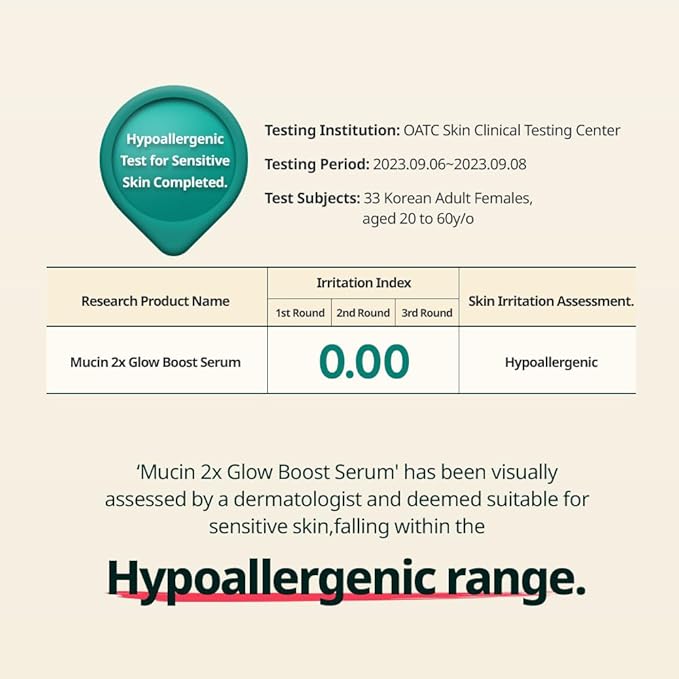 METAFORET Vegan Mucin 2x Glow Boost Serum 3.38oz 100ml / Day and Night Face Moisturizer for Dry, Sensitive, Acne Prone Skin, Dark Spot, Hydrating, Nourishing, Anti Aging, No More Snail Mucin-GlimoraGlow