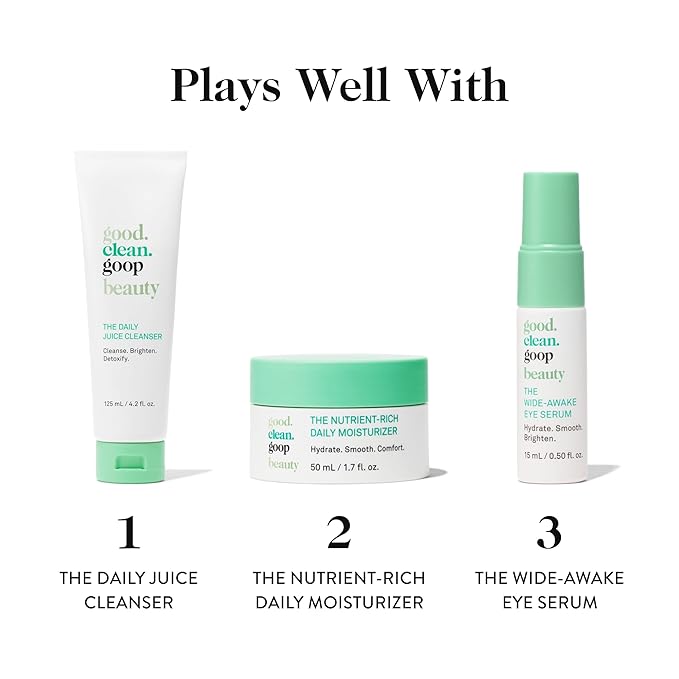 good.clean.goop beauty The Healthy Aging Serum | Facial Serum with Tranexamic Acid, Shikimic Acid & Goji Berry Oil | Serum to Help Smooth Wrinkles and Fine Lines | Anti-Aging Serum | Vegan | 1 Fl oz-GlimoraGlow