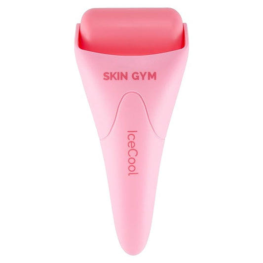 SKIN GYM CryoGel Pink Roller, Cooling Facial Tool for Puffiness and Skin Firming-GlimoraGlow