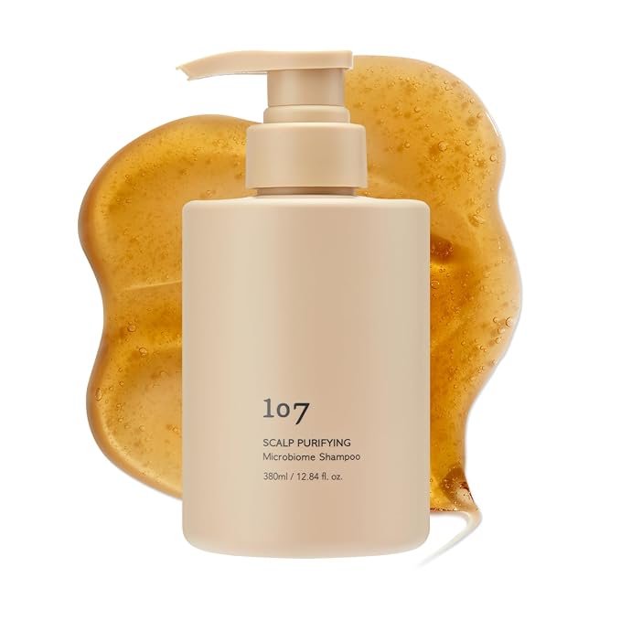 107 Clarifying Shampoo - Purifying Shampoo for Build Up, Dirt, Oil, Itchy, Dry Scalp – Fermented Vinegar & Ginseng for Refreshed & Revitalized Scalp - Paraben, Phthalate and Sulfate Free (16.9 oz)-GlimoraGlow