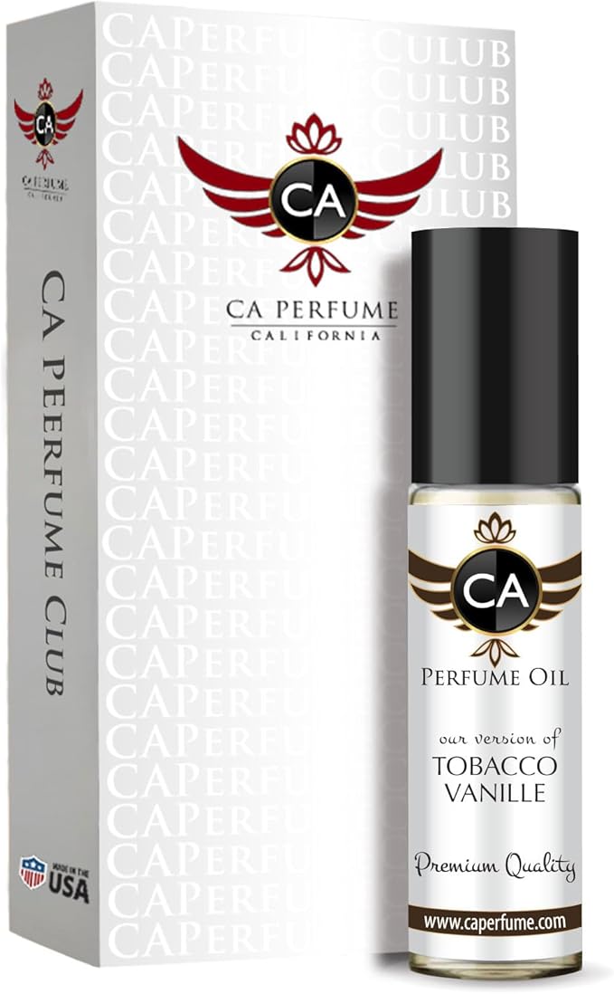 CA Perfume Impression of Tobacco Vanille For Men and Women Fragrance Body Oil Dupes Alcohol-Free Roll-On 0.3 Fl Oz/10ml-GlimoraGlow
