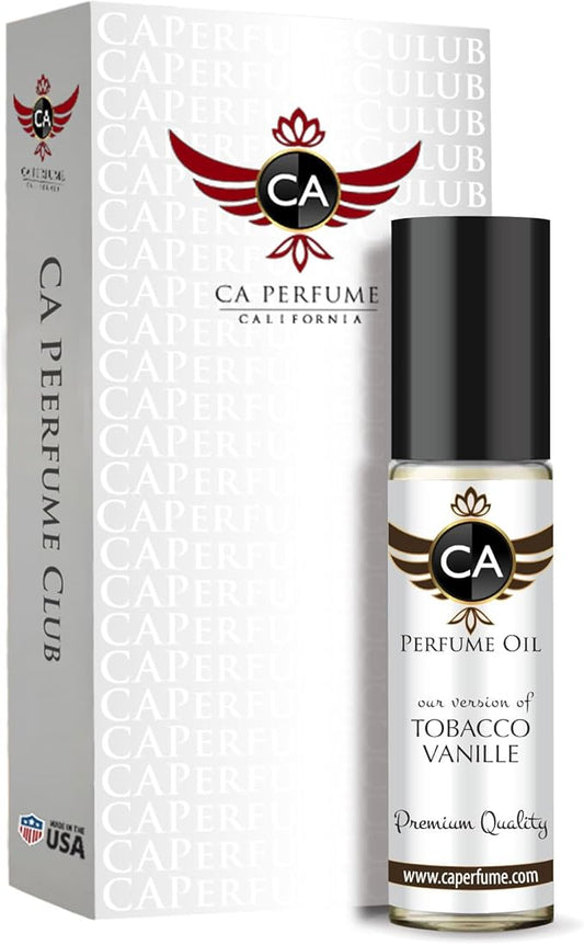 CA Perfume Impression of Tobacco Vanille For Men and Women Fragrance Body Oil Dupes Alcohol-Free Roll-On 0.3 Fl Oz/10ml-GlimoraGlow