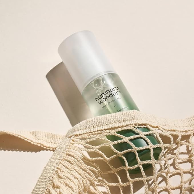 haruharu Wonder Black Bamboo Mist, 2.7 fl.oz. Hydrating and Firming Skin, Black Rice, Panax Ginseng for Clean and Smooth Skin Surface, Korean Skincare, Vegan, Cruelty Free-GlimoraGlow